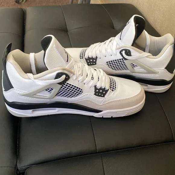 Nike Air Jordan 4 Retro” Military Black - (Offers Are Always Allowed) Athletic Shoes